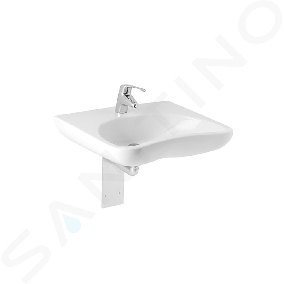 Jika Mio - Lavabo sanitaire 640x550 mm, trou pour robinetterie, blanc H8137140001041