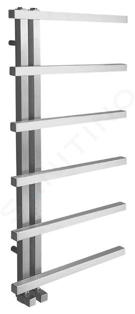 Sapho Singl - Radiator SIERRA, 50x100 cm, 213 W, geborsteld roestvrij staal NR220