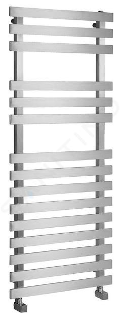 Sapho Truva - Radiator 500x1200 mm, 400 W, geborsteld roestvrij staal NR312