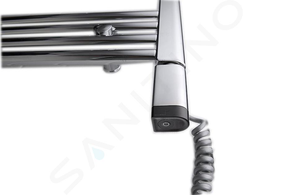 Sapho One D - Resistenza elettrica con termostato per scaldasalviette, 200 W, cromo ONE-D-C-200