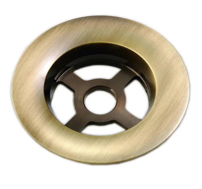Sapho Ricambi Silfra - Griglia di scarico di ricambio in ottone per set di vasche da bagno, bronzo RI00792