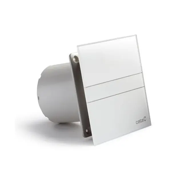 Sapho Cata E - Koupelnový ventilátor axiální s časovačem E-150 GT, 21W, potrubí 150 mm, bílá 00902100