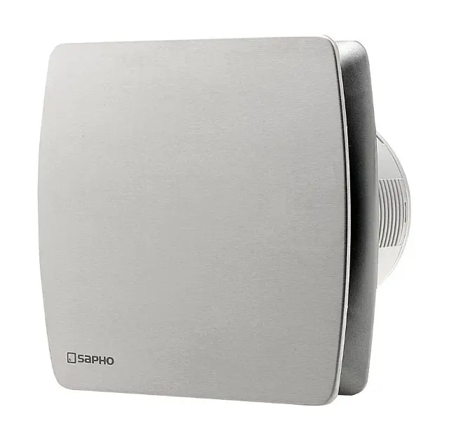 Sapho Lex - axial bathroom fan with timer, 15 W, stainless steel LX104