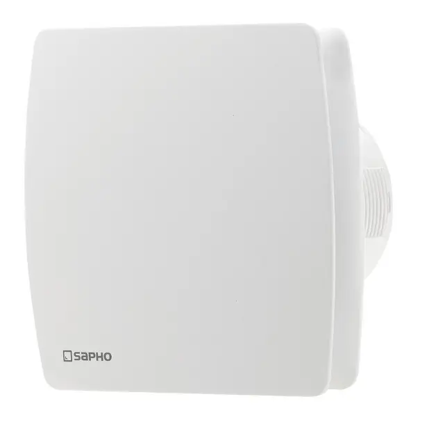 Sapho Lex - Koupelnový ventilátor axiální, 15 W, bílá LX101