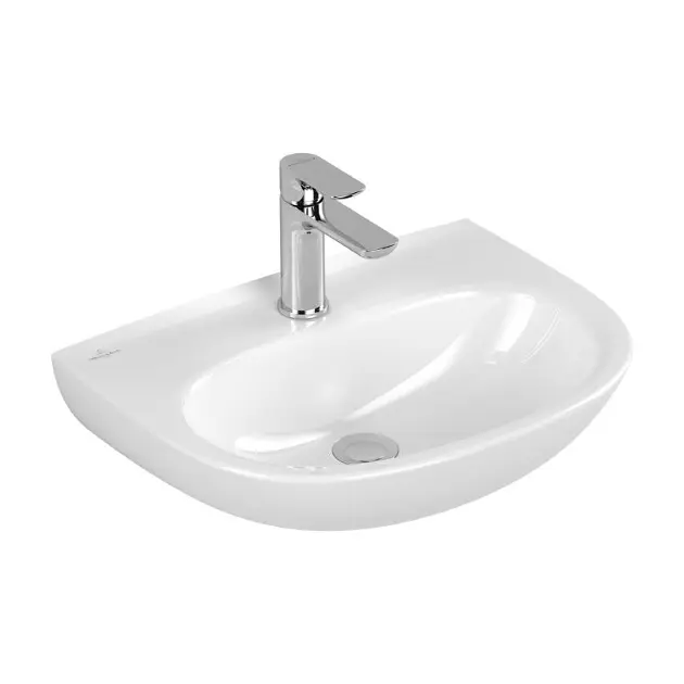 Levně Villeroy & Boch O.novo - Umývátko 50x38 cm, bez přepadu, otvor pro baterii, alpská bílá 43405101