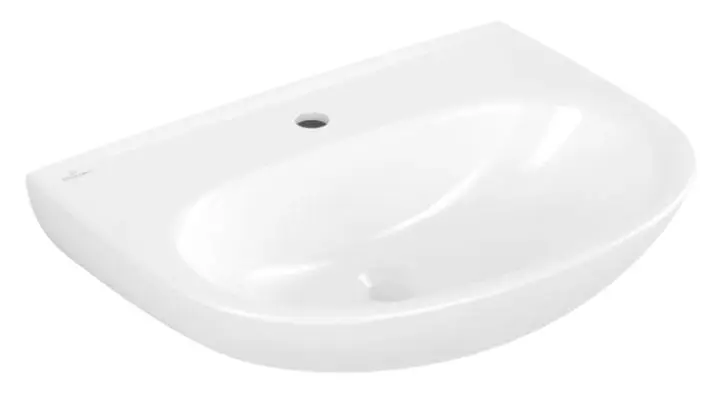 Levně Villeroy & Boch O.novo - Umyvadlo 60x46 cm, bez přepadu, otvor pro baterii, CeramicPlus, alpská bílá 4A4061R1