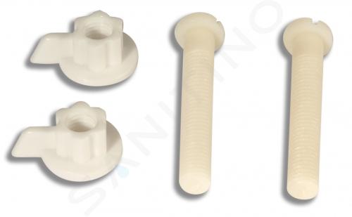 Novaservis Ricambi - Kit di montaggio sedile WC, plastica MB/MUSLE