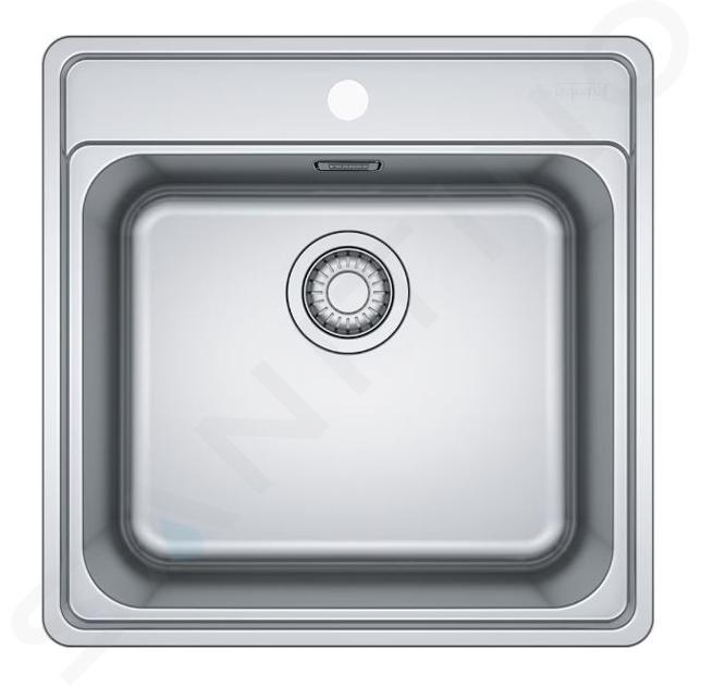 Franke Bell - Lavello BCX 610-51, 51x51 cm, acciaio inox 101.0698.010