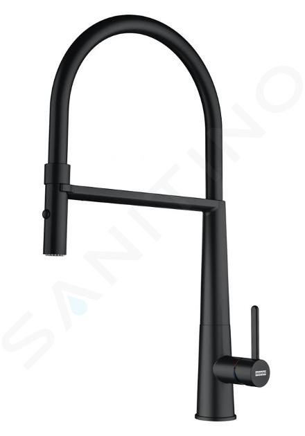 Grifo cocina Sirius Pull-Out negro de Franke