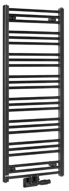 Bruckner Albrecht - Heizkörper 50x125 cm, 525 W, schwarz 600.114.6