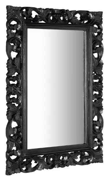 Sapho Scule - Miroir avec cadre 70x100 cm, noir IN167