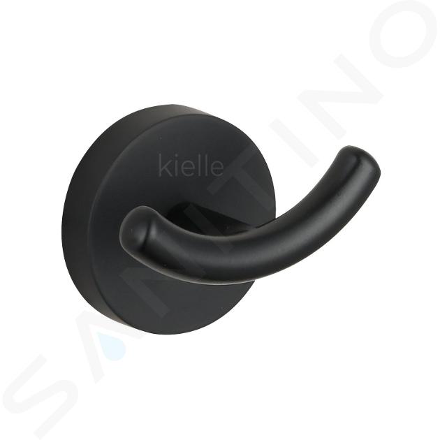 kielle Oudee - Double robe and towel hook, matte black 40602004