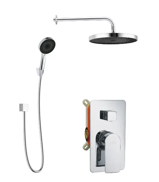 kielle Vega - Zuhanyszett rejtett csapteleppel, 2 készülékhez, tartozékokkal és testtel, króm 20618SP40