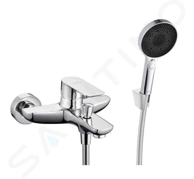 kielle Vega - Bath mixer tap with fittings, chrome 10318SN10