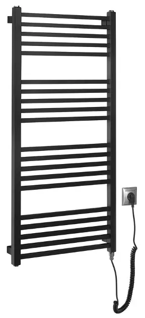 Sapho Metro-E - Grijaći element 50 x 106 cm, 400 W, mat crna ME410B
