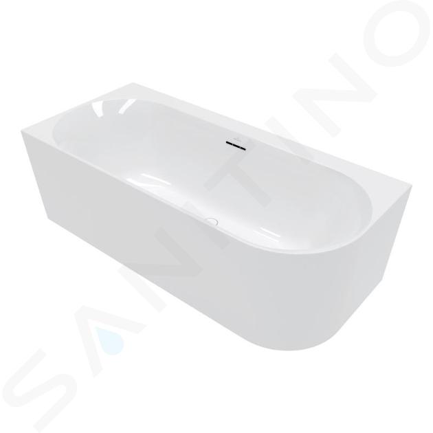 Villeroy & Boch Loop&Friends - Vana 170x75 cm, levá, alpská bílá UBA170LOF9CL00V-01