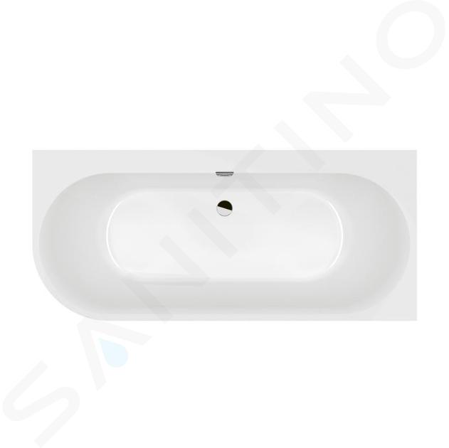 Villeroy & Boch Oberon 2.1 - Baignoire 180x80 cm, à droite, blanc alpin UBQ180OBN9CR00VD01