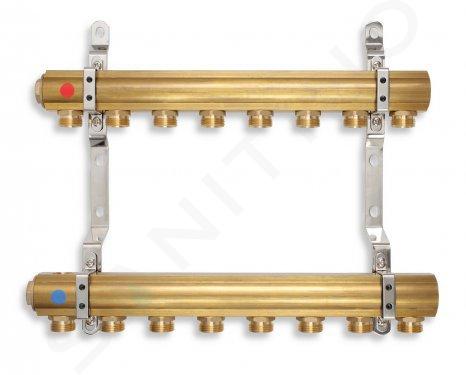 Novaservis Matériel de plomberie - Collecteur avec vis unilatérale G1", 2 circuits RPN02