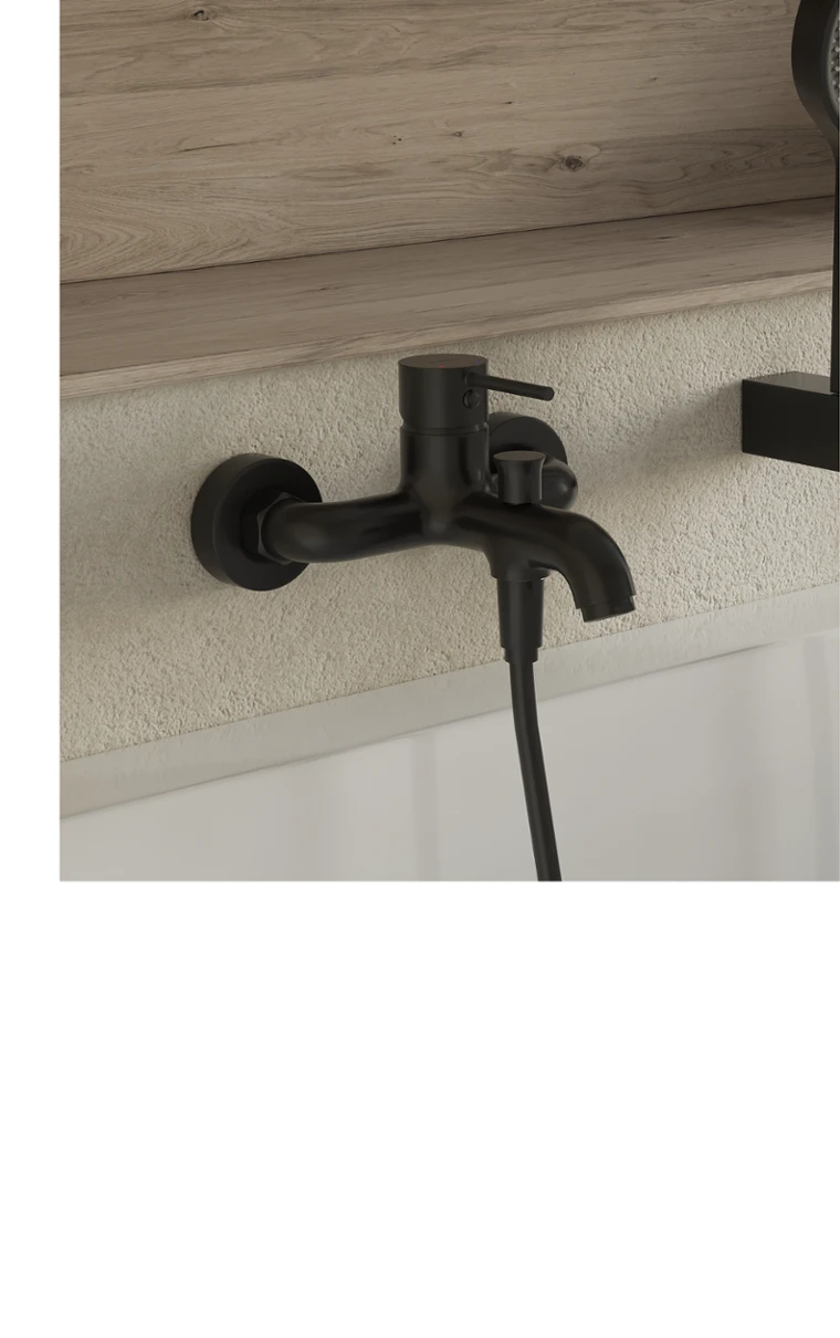 kielle Oudee - Vanová baterie, matná černá 10315104