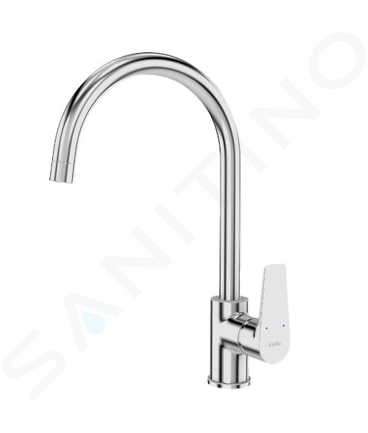 kielle Harmonia - Kitchen sink mixer tap, chrome 10523100