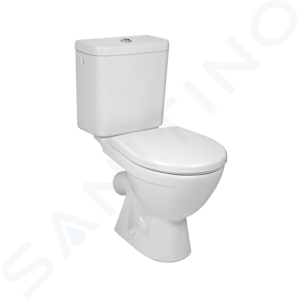 Jika Lyra plus - Vas WC monobloc, cu evacuare spate, Dual Flush, alb H8263840002413