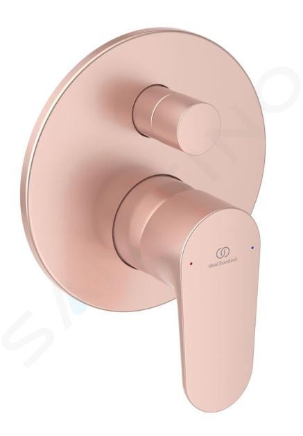 Ideal Standard Cerafine O - Batéria pod omietku, na 2 spotrebiče, s telesom, rosé A7193RO