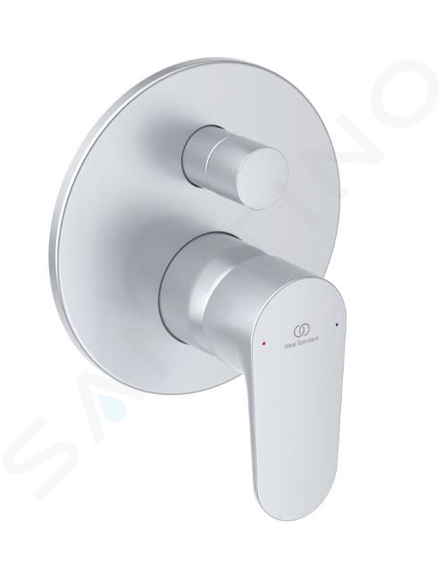 Ideal Standard Cerafine O - Grifo empotrado para 2 dispositivos, plata A7350SI