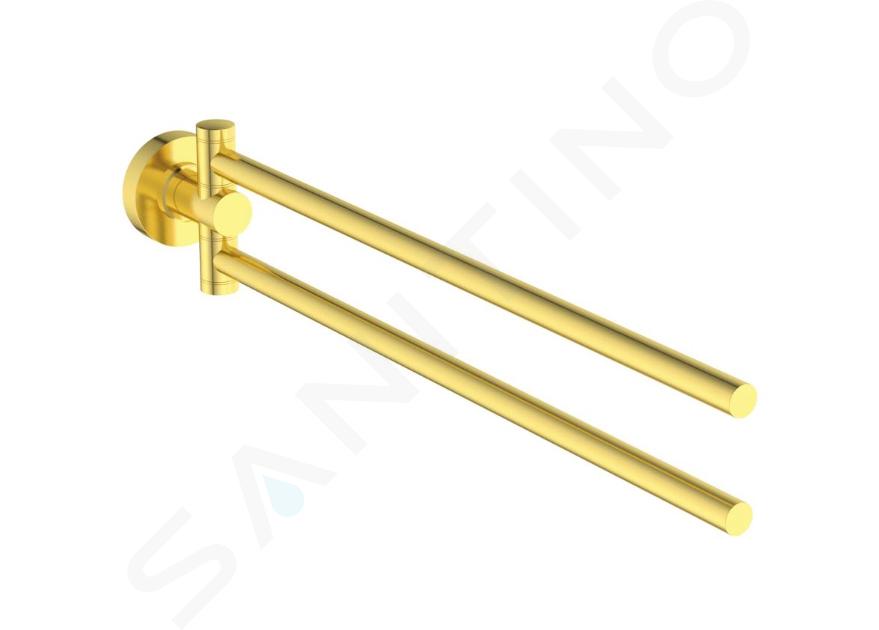 Ideal Standard IOM - Toallero, giratorio, longitud 37 cm, oro cepillado A9131A2