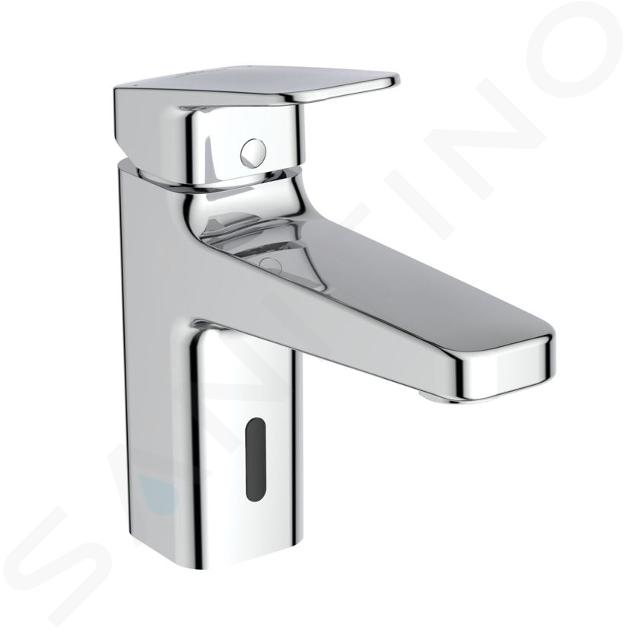 Ideal Standard Ceraplan iX - Miscelatore ibrido per lavabo, alimentazione a batteria, cromo BD282AA