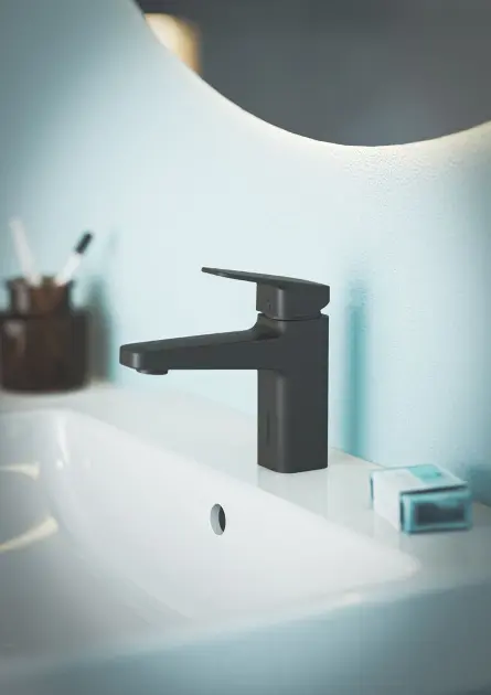 Miscelatore Monocomando Ideal Standard Ceraplan Per Lavabo - Nero Seta, Design Moderno - Foto 8