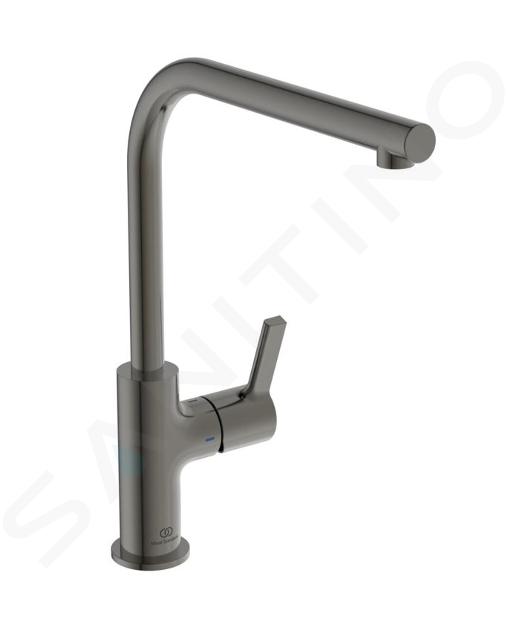 Ideal Standard Gusto - Grifo de fregadero, Gris magnético BD418A5