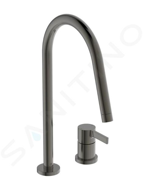 Ideal Standard Gusto - Dřezová baterie, 2-otvorová instalace, Magnetic Grey BD422A5