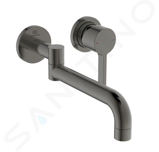 Ideal Standard Gusto - Drezová batéria pod omietku, 2-otvorová inštalácia, Magnetic Grey BD426A5