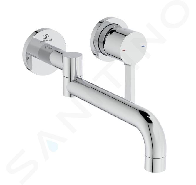 Ideal Standard Gusto - Grifo de fregadero empotrado, montaje de 2 orificios, cromo BD426AA