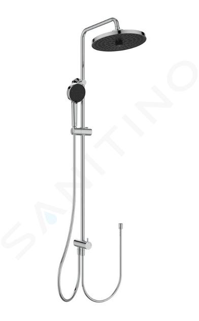 Ideal Standard CeraTherm - Conjunto de ducha sin grifo, diámetro 26 cm, 2 chorros, cromo BD747AA