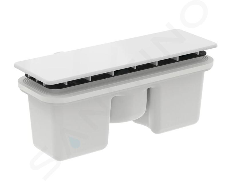 Ideal Standard Ultra Flat New - Garniture de vidage pour receveurs, blanc T449301