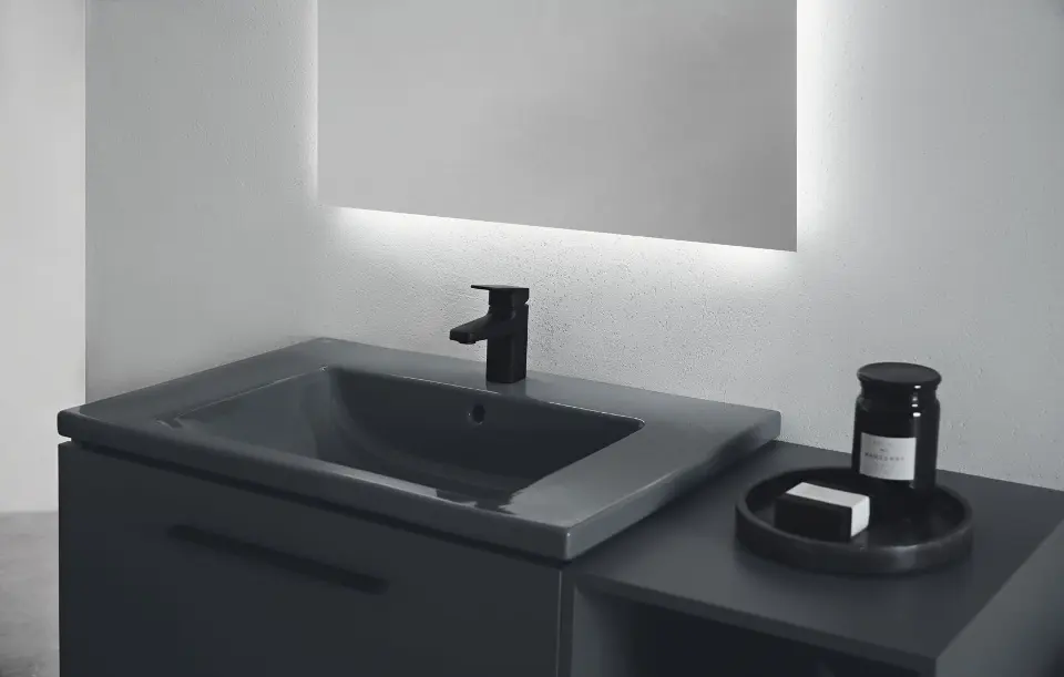 Lavabo Ideal Standard I.life B 65 Cm Bianco - Foro Centrale Per Rubinetto, Design Moderno E Minimalista - Foto 2