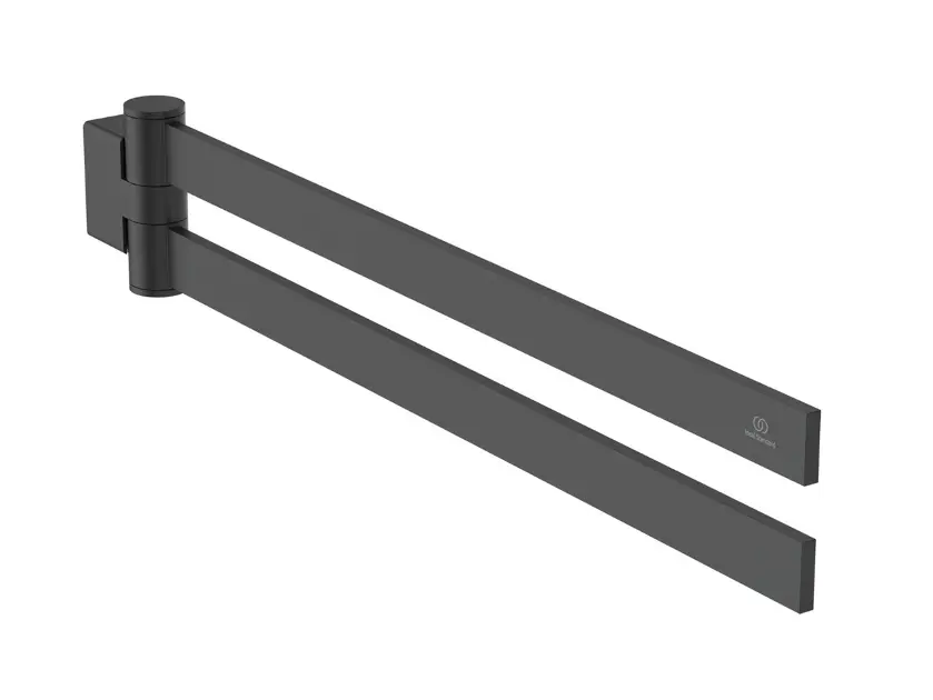 Levně Ideal Standard Conca - Držák ručníků, délka 45 cm, hedvábná černá T5395XG