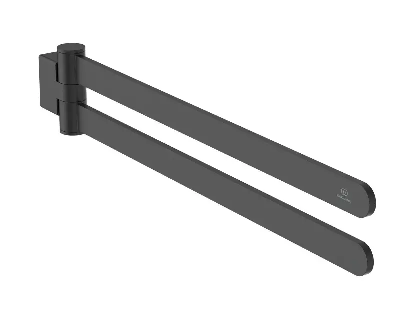 Levně Ideal Standard Conca - Držák ručníků, délka 45 cm, hedvábná černá T5396XG
