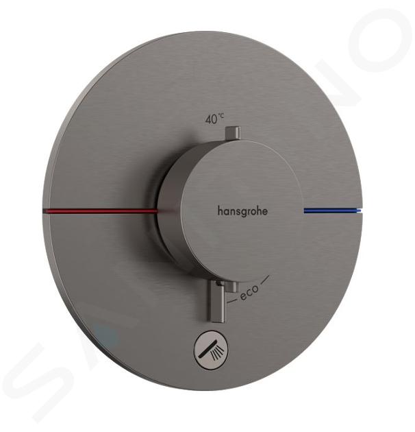 Hansgrohe ShowerSelect Comfort - Mitigeur thermostatique encastré, chrome noir brossé 15562340