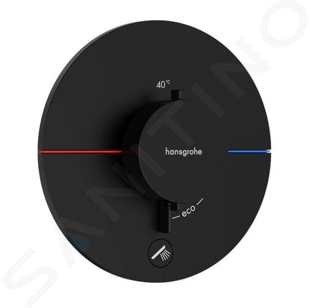 Hansgrohe ShowerSelect Comfort - Mitigeur thermostatique encastré, noir mat 15562670