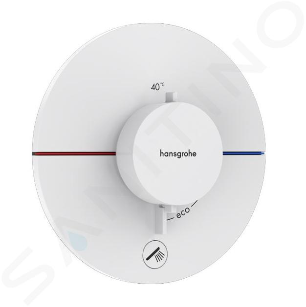 Hansgrohe ShowerSelect Comfort - Termostatyczna bateria podtynkowa, biały mat 15562700