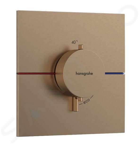 Hansgrohe ShowerSelect Comfort - Termostatická batéria pod omietku, kefovaný bronz 15574140