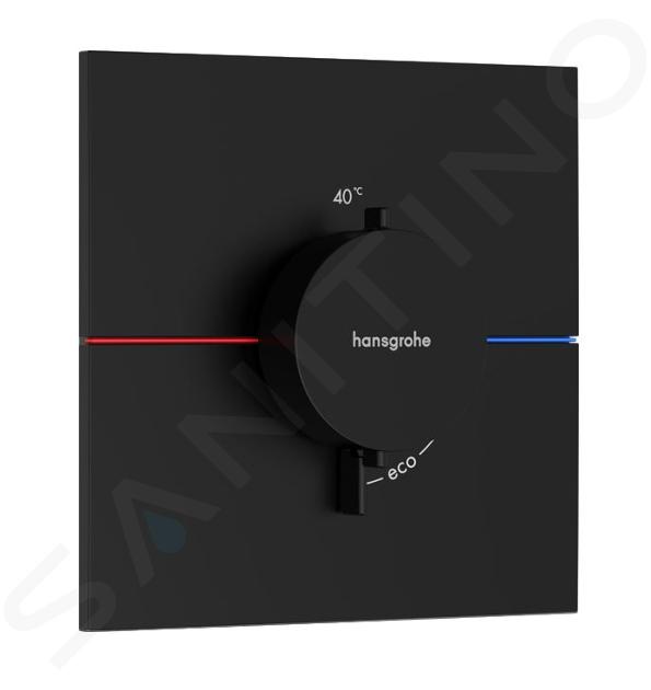 Hansgrohe ShowerSelect Comfort - Mitigeur thermostatique encastré, noir mat 15574670