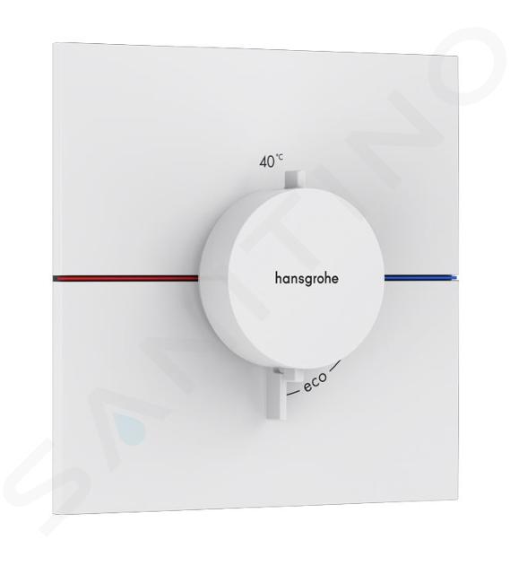 Hansgrohe ShowerSelect Comfort - Termostatyczna bateria podtynkowa, biały mat 15574700