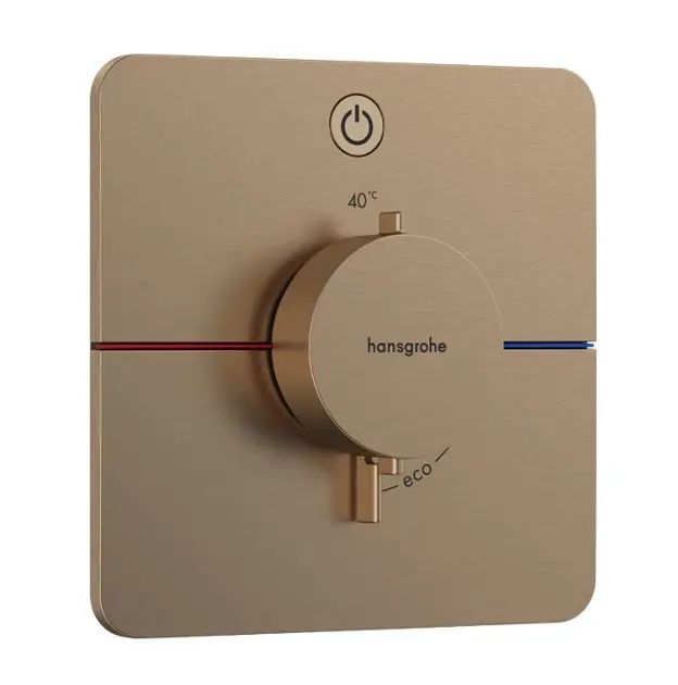 Hansgrohe ShowerSelect Comfort - Piiloasennettava termostaattihana, harjattu pronssi 15581140
