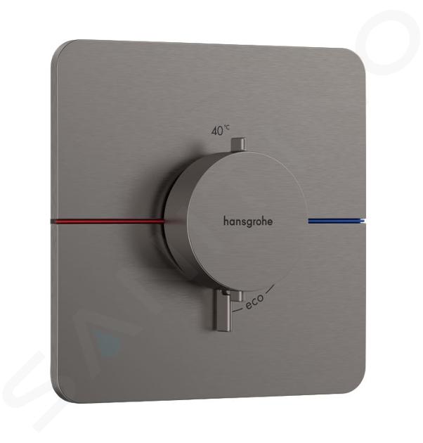 Hansgrohe ShowerSelect Comfort - Unterputz-Thermostatarmatur, Chrom schwarz gebürstet 15588340