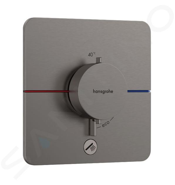 Hansgrohe ShowerSelect Comfort - Unterputz-Thermostatarmatur, Chrom schwarz gebürstet 15589340