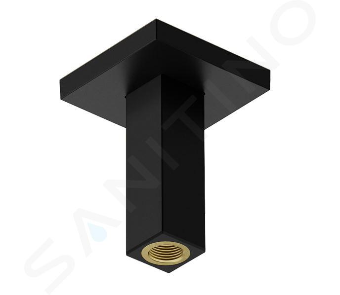 Hansgrohe Accessori - Braccio doccia a soffitto, 11 cm, nero opaco 24338670