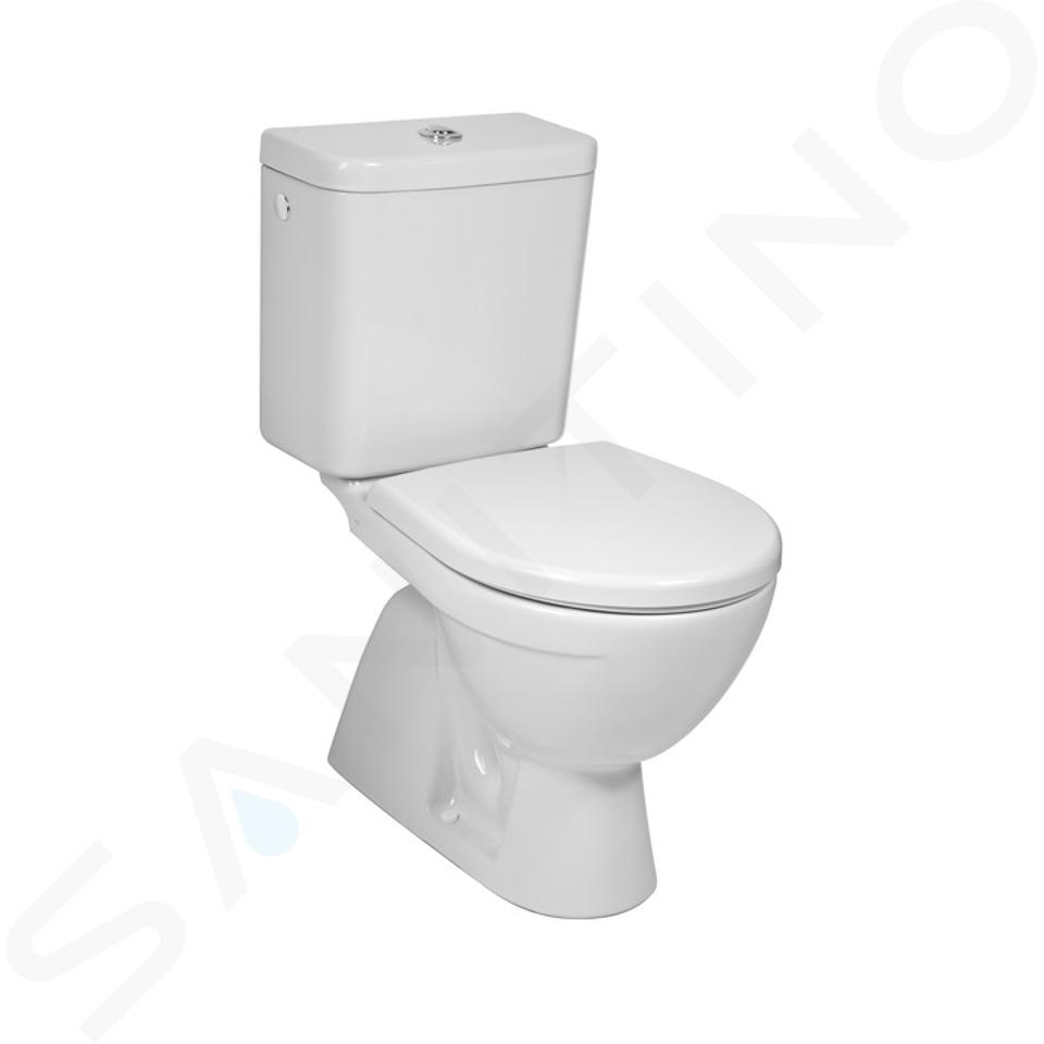 Jika Lyra plus - Vas WC monobloc, cu evacuare verticală, umplere laterală, alb H8263870002413